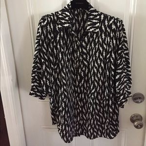 Givenchy lightening bolt blouse